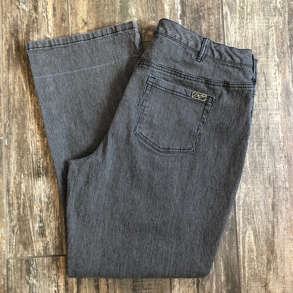 DG2 by Diane Gilman pinstripe jeans plus size 20W - Picture 2 of 10